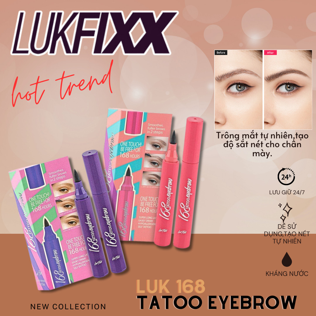 Bút xăm lông mày LukFixx 168 Tattoo EyeBrown